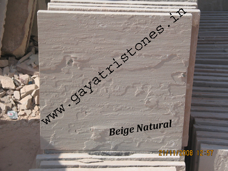 GS-Beige Sandstone Tile Manufacturer Supplier Wholesale Exporter Importer Buyer Trader Retailer in jaipur Rajasthan India